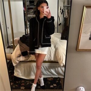 Vintage J. Marco Black Bouclé Jacket